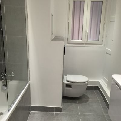 Finition salle de bain   WC